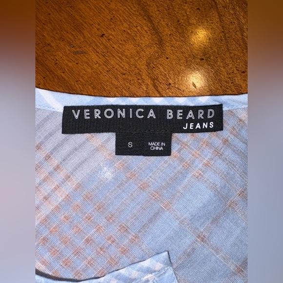 Veronica Beard Plaid Button Down Shirt Size Women’s Small - Picture 3 of 7
